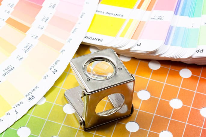 Druck Papier Farben festlegen für Flyer mit Logo Druckerei Hamburg